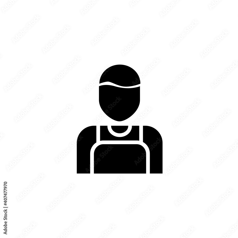 Coffee barista glyph icon. Cafe and restaurant icon in black solid style. Vector Coffee barista glyph icon. Cafe and restaurant icon in black solid style. Vector