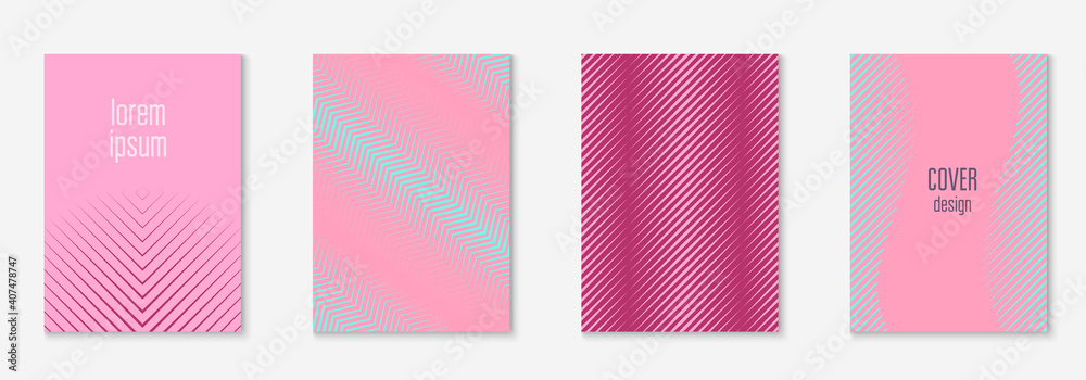 Poster design modern. Purple and pink. Retro wallpaper, invitation, placard, flyer mockup. Poster design modern with minimalist geometric lines and shapes.