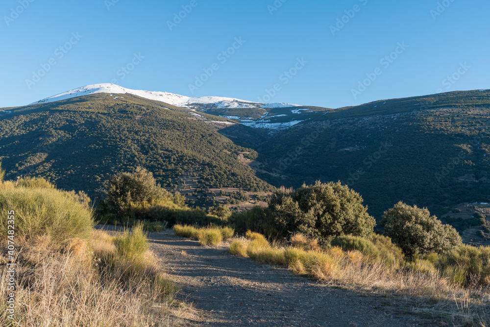 Sierra Nevada mountain in southern Spain