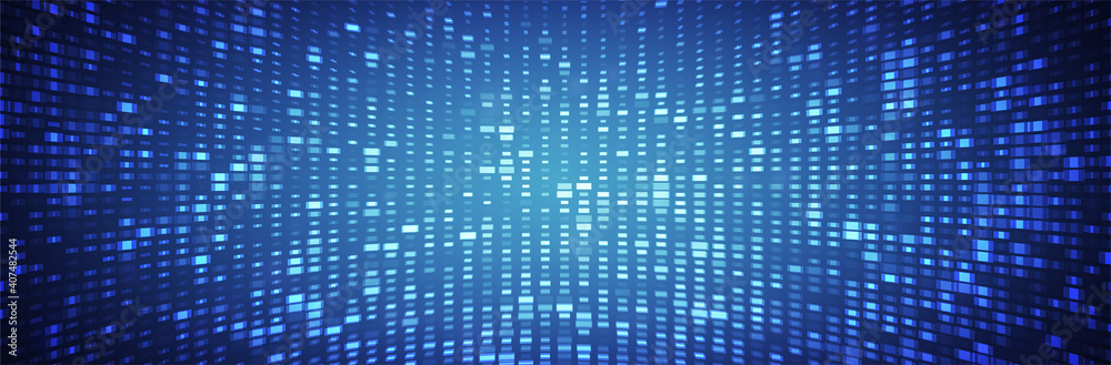 Abstract technology Background. Blue Pixel pattern. 3d effect. Futuristic vector illustration Abstract technology Background. Blue Pixel pattern. 3d effect. Futuristic vector illustration