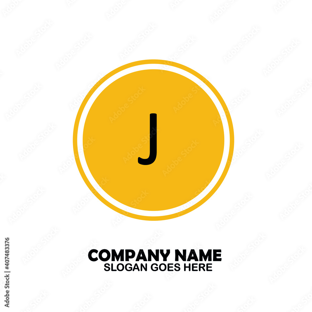 J Initial logo template vector J Initial logo template vector