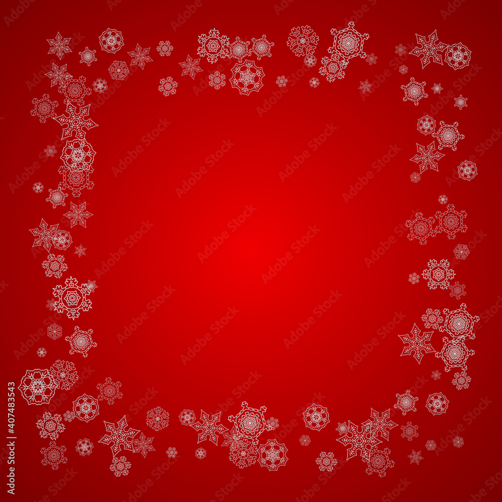 Christmas background with silver snowflakes and sparkles. Winter sales, New Year and Christmas background for party invitation, banner, gift cards, retail offers. Falling snow. Frosty winter backdrop. Christmas background with silver snowflakes and sparkles. Winter sales, New Year and Christmas background for party invitation, banner, gift cards, retail offers. Falling snow. Frosty winter backdrop.