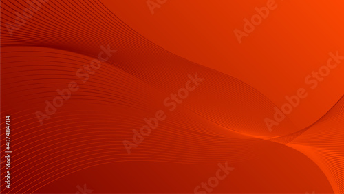 orange wave background 