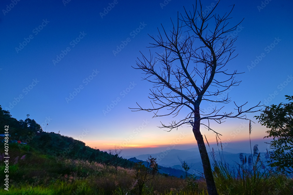 Sunset Pha Chang Moo, Mae Sai District, Chiang Rai Province, 57130, Thailand, Asia