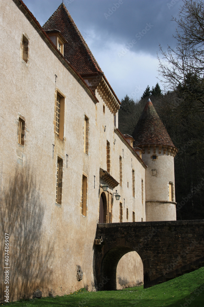 Château de Bazoches en Bourgogne, France