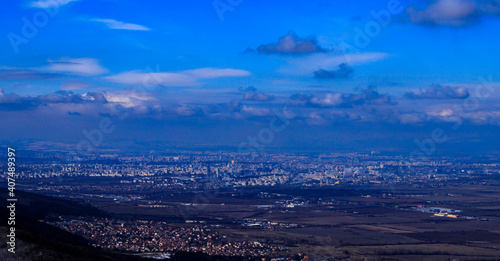 Winter view at Lozen Mountain, Bulgaria photo