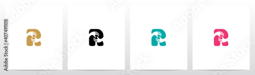  Two Hands On Letter Logo Design R
