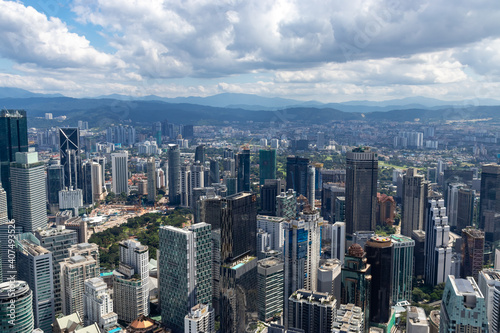 Paysage urbain à Kuala Lumpur, Malaisie