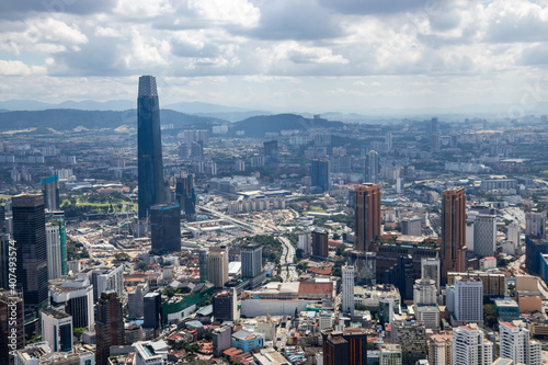 Canvas Print Paysage urbain à Kuala Lumpur, Malaisie