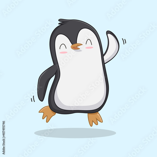 funny penguin cartoon