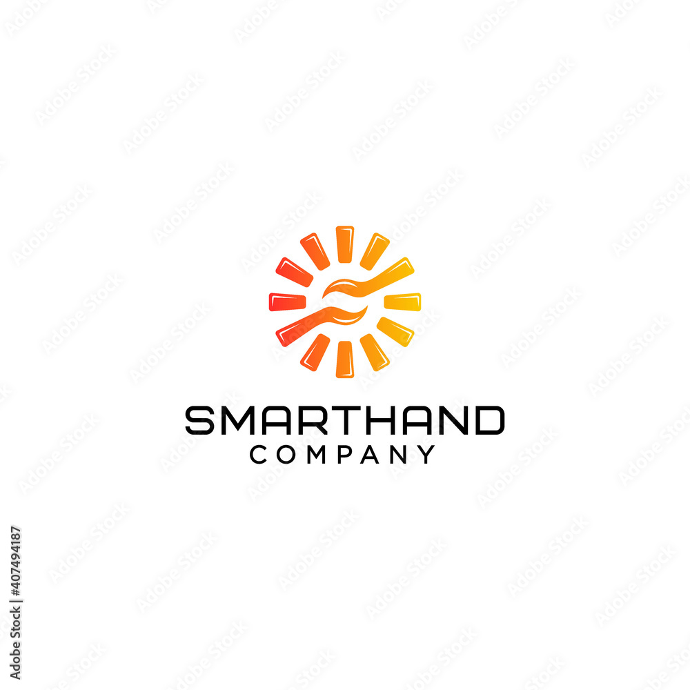 Initial S Hand Letter With Smart logo Design For Logo Design Modern App Technology Business Consulting. Vektor Initial S Hand Letter With Smart logo Design For Logo Design Modern App Technology Business Consulting. Vektor