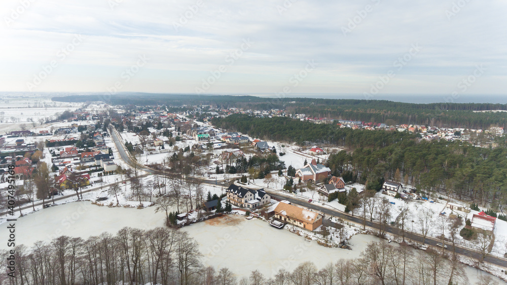 Fototapeta premium Jantar zima 