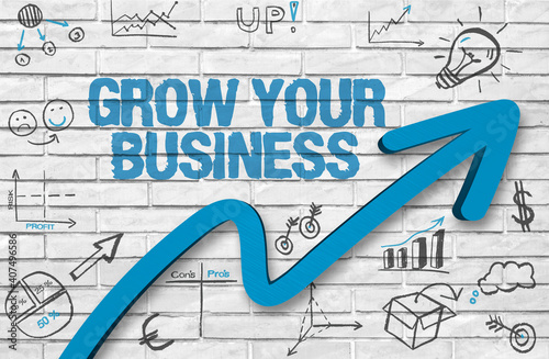 Grow your business - concept