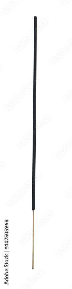 One aromatic incense stick isolated on white One aromatic incense stick isolated on white
