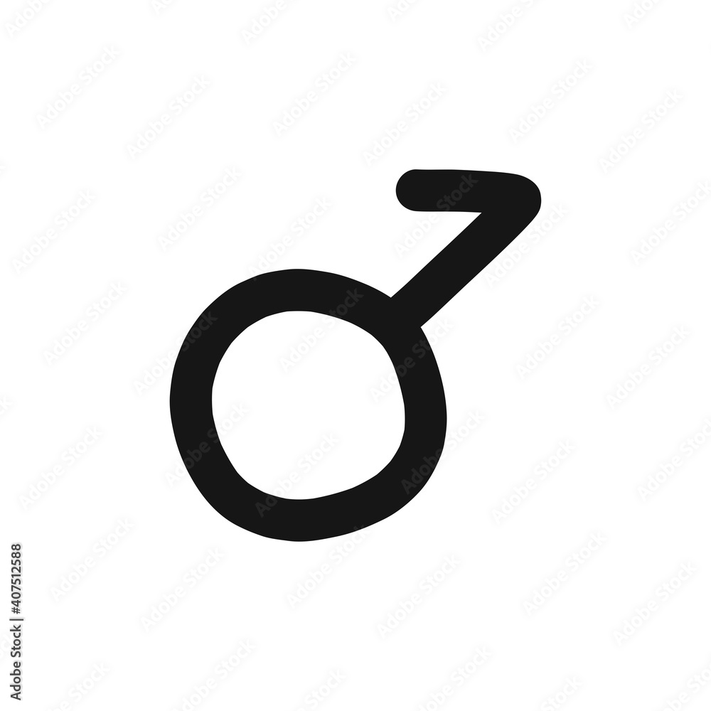 demiboy symbol doodle icon, vector line illustration demiboy symbol doodle icon, vector line illustration