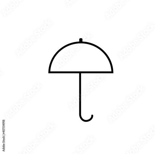 Umbrella icon flat vector eps 10