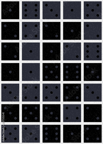 Abstract Geometric Pattern generative computational art illustration