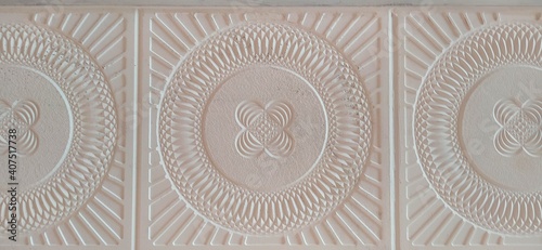 detail of the ceiling of a mosque