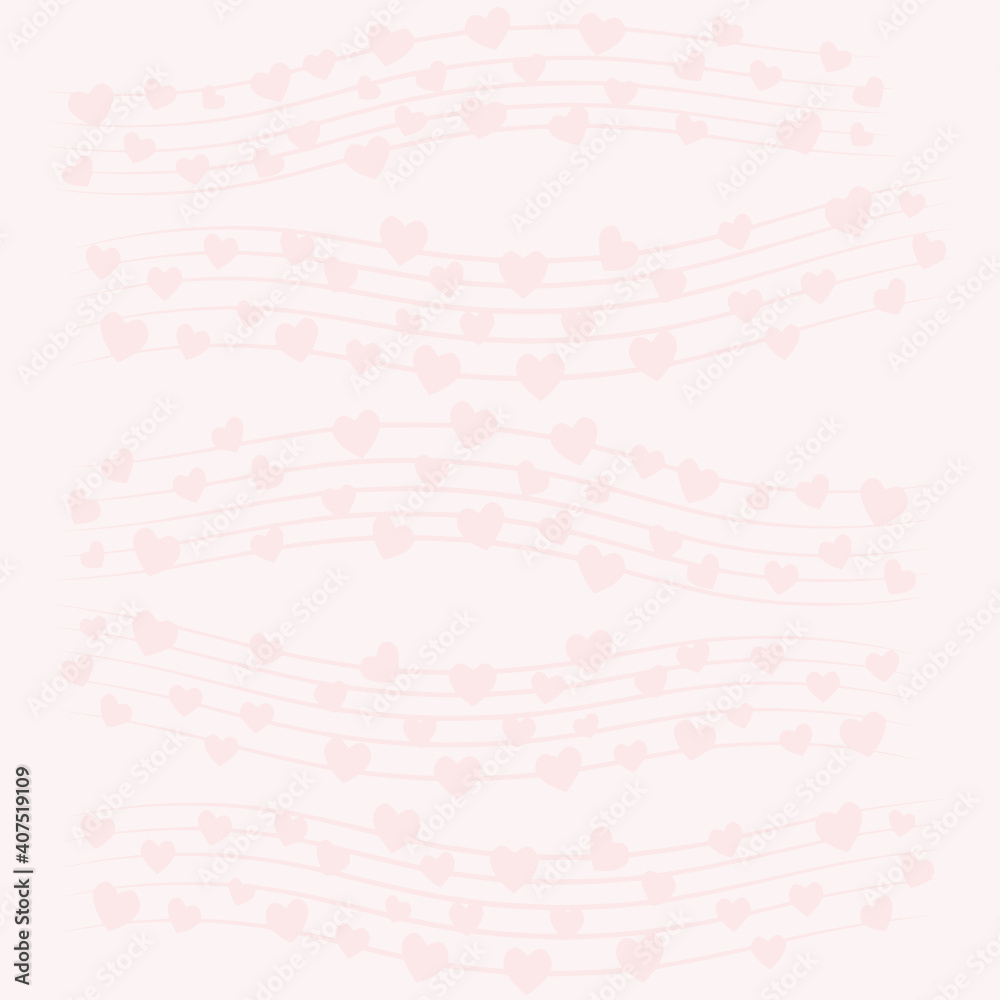  pink hearts pentagram pattern.
