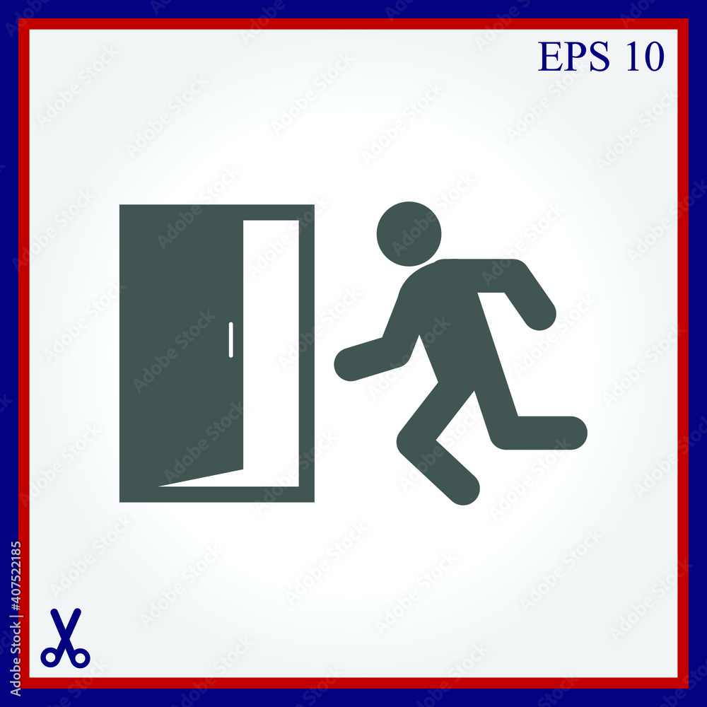 Running man icon Running man icon