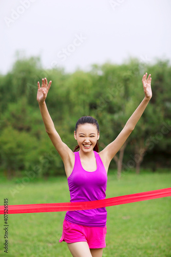 Young women to cross the finish line