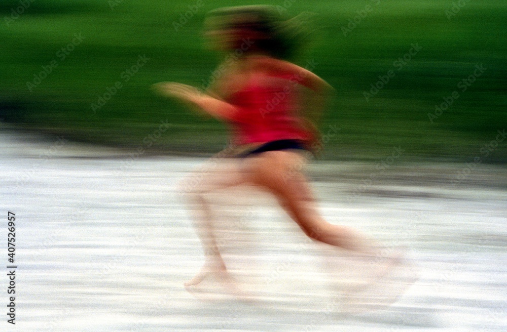 Body in Motion, Running on Beach