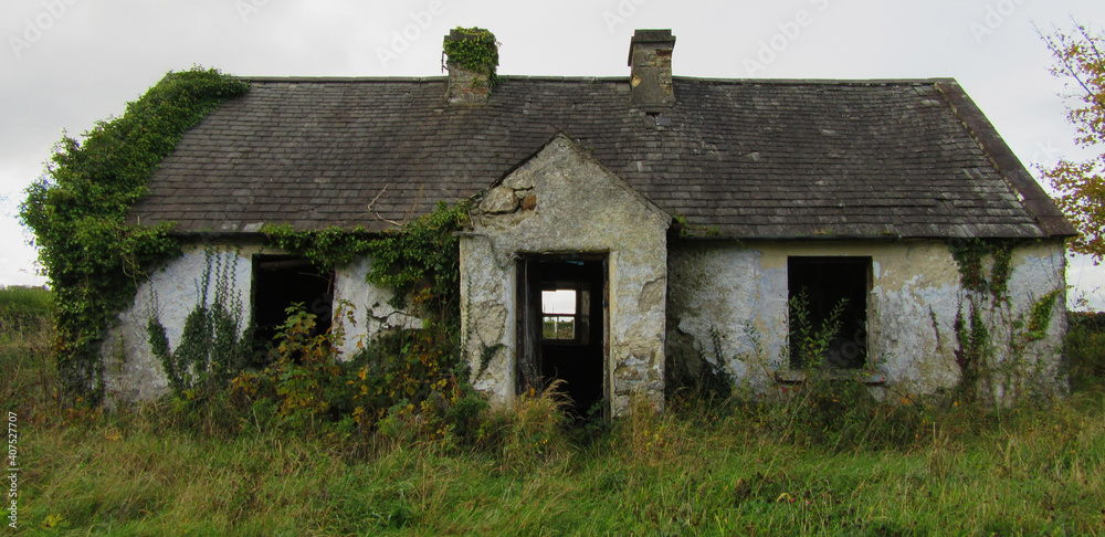 Old Derelict Cottage House Run Down Stock Photo | Adobe Stock