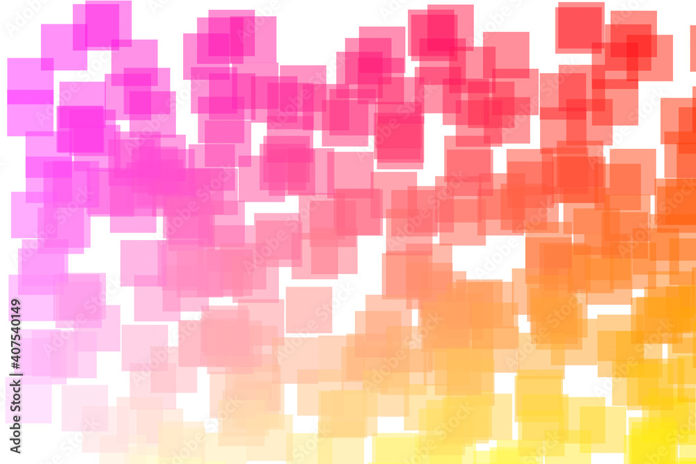 Bright coloured squares