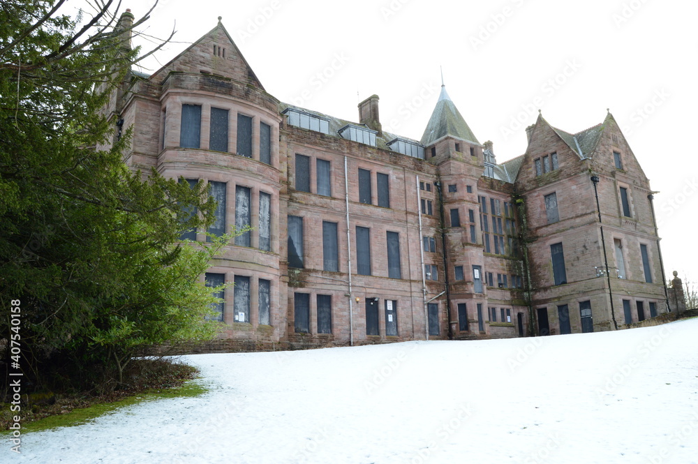 Mount Melville, former mansion, and abandoned maternity hospital