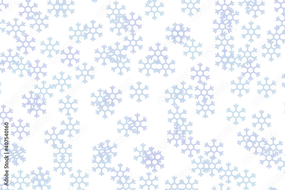 Random snow flake pattern