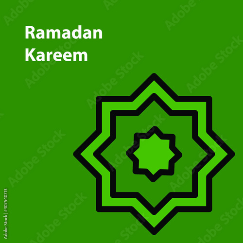 cute icon to commemorate the month of Ramadan