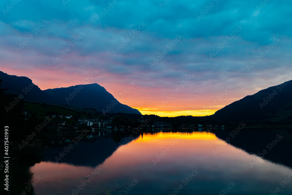 Sonnenuntergang in Lauerz