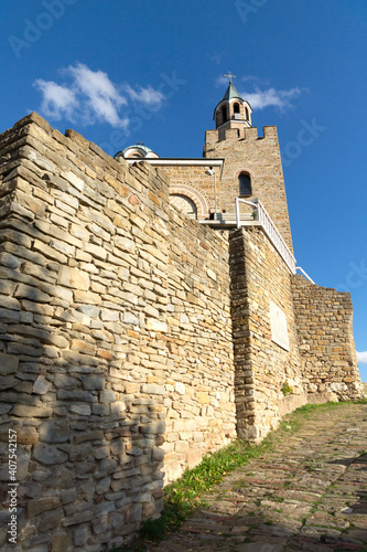 Ruins of medieval stronghold Tsarevets, Veliko Tarnovo, Bulgaria