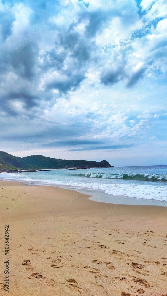 beach and sea