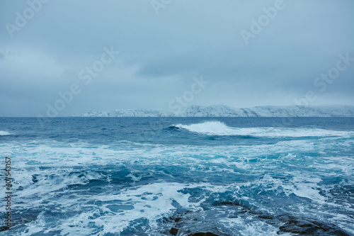 Fotografia, Obraz waves of the arctic ocean