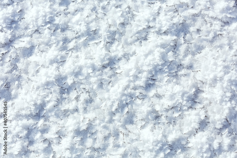 White and gray snow background, texture