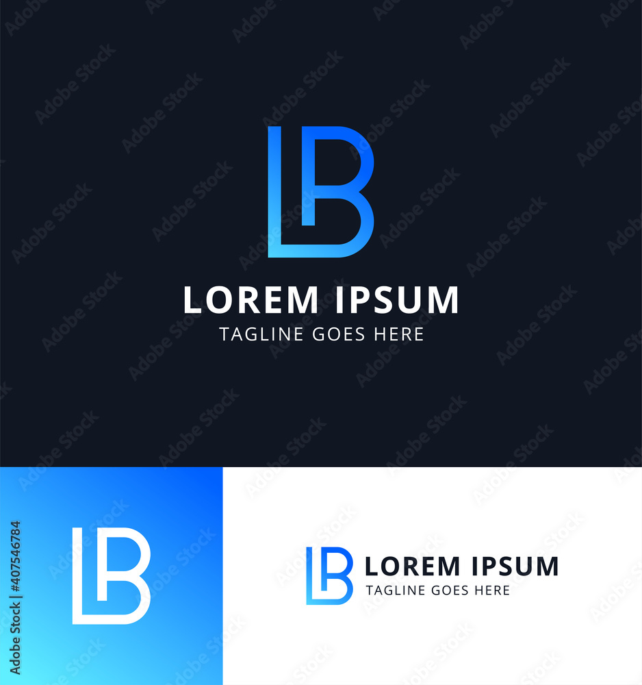 Obraz premium Modern letter b logo design. Icon template for brand with simple style and memorable shape.
