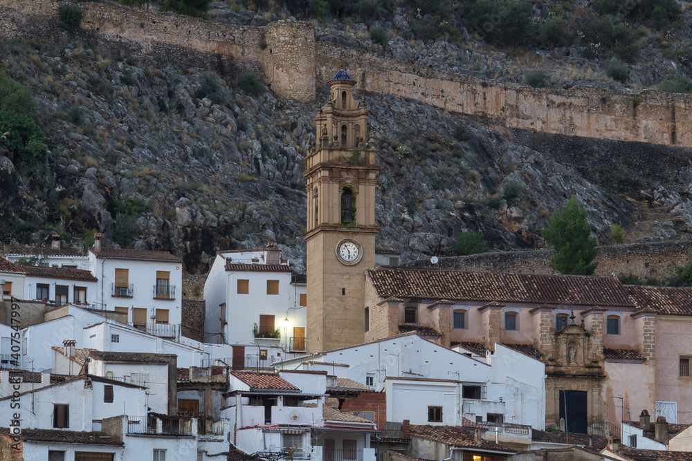 view of the town of Chulilla located in the Valencian Community
