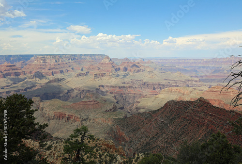 Viewpoint in Grand Canyon National Park. Arizona. USA