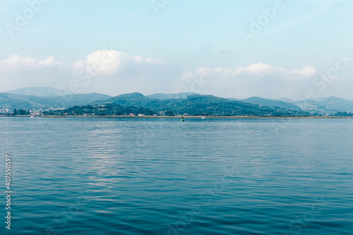 Maritime and mountain landscape