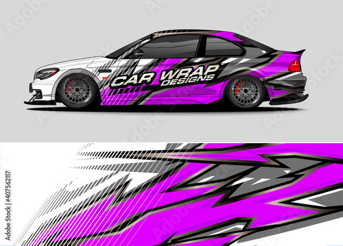 abstract background vector for racing car wrap design and vehicle livery 
