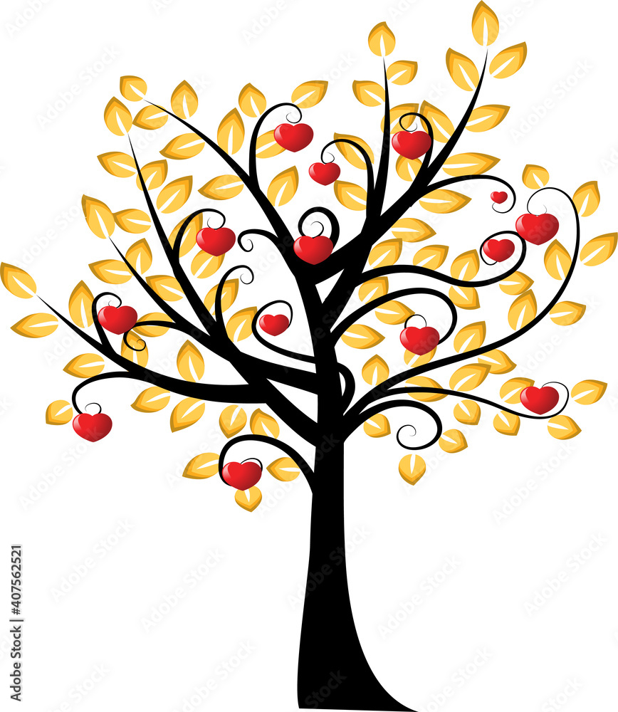 vector flowers heart shape background card frame border Stock ...
