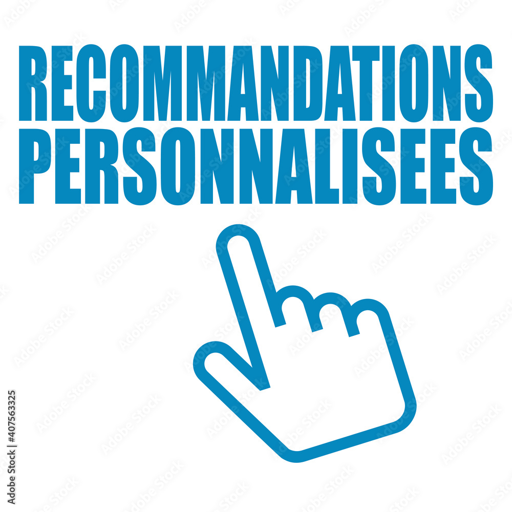 Logo recommandations personnalisées. Logo recommandations personnalisées.