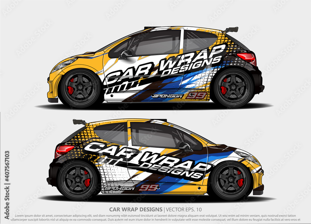 abstract background vector for racing car wrap design and vehicle livery abstract background vector for racing car wrap design and vehicle livery
