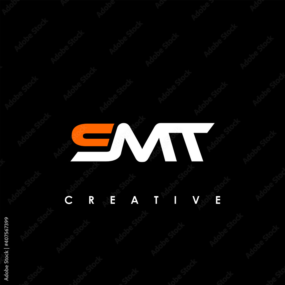 SMT Letter Initial Logo Design Template Vector Illustration	
