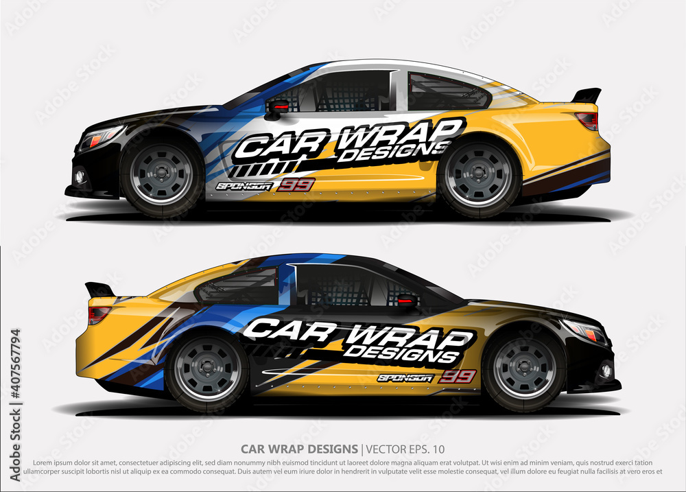 abstract background vector for racing car wrap design and vehicle livery abstract background vector for racing car wrap design and vehicle livery