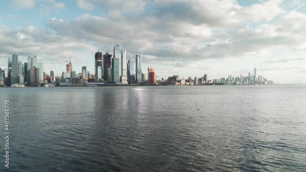 Manhattan and Hudson River Shoreline Manhattan and Hudson River Shoreline