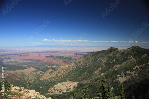 view of the mountains