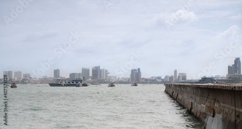 View of the Gulf of Siam and the city of Pattaya © Aleksandr