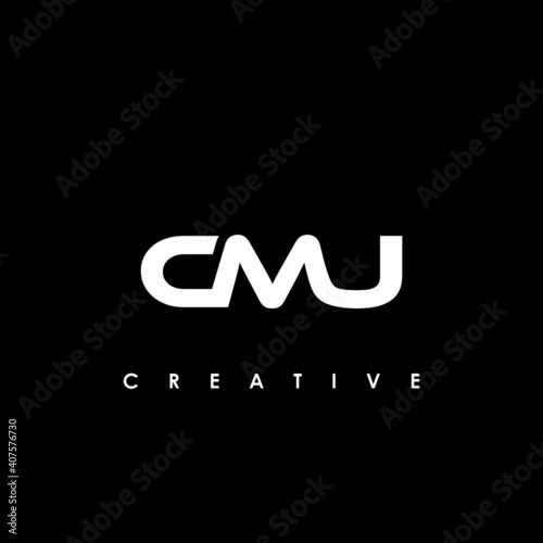 CMU Letter Initial Logo Design Template Vector Illustration	
